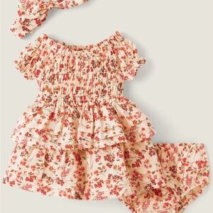 Gymboree Floral Ruffle Dress Set for Baby